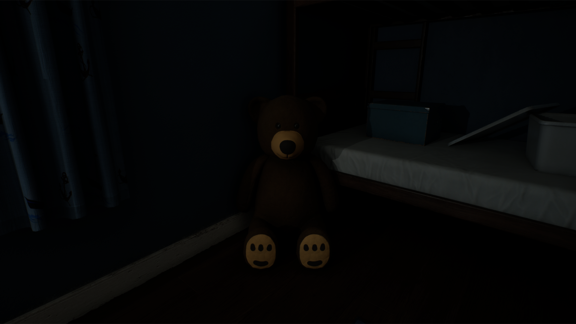 The same corner, darker.